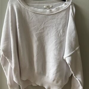 Miracle Women's Cream Crew Neck Sweater